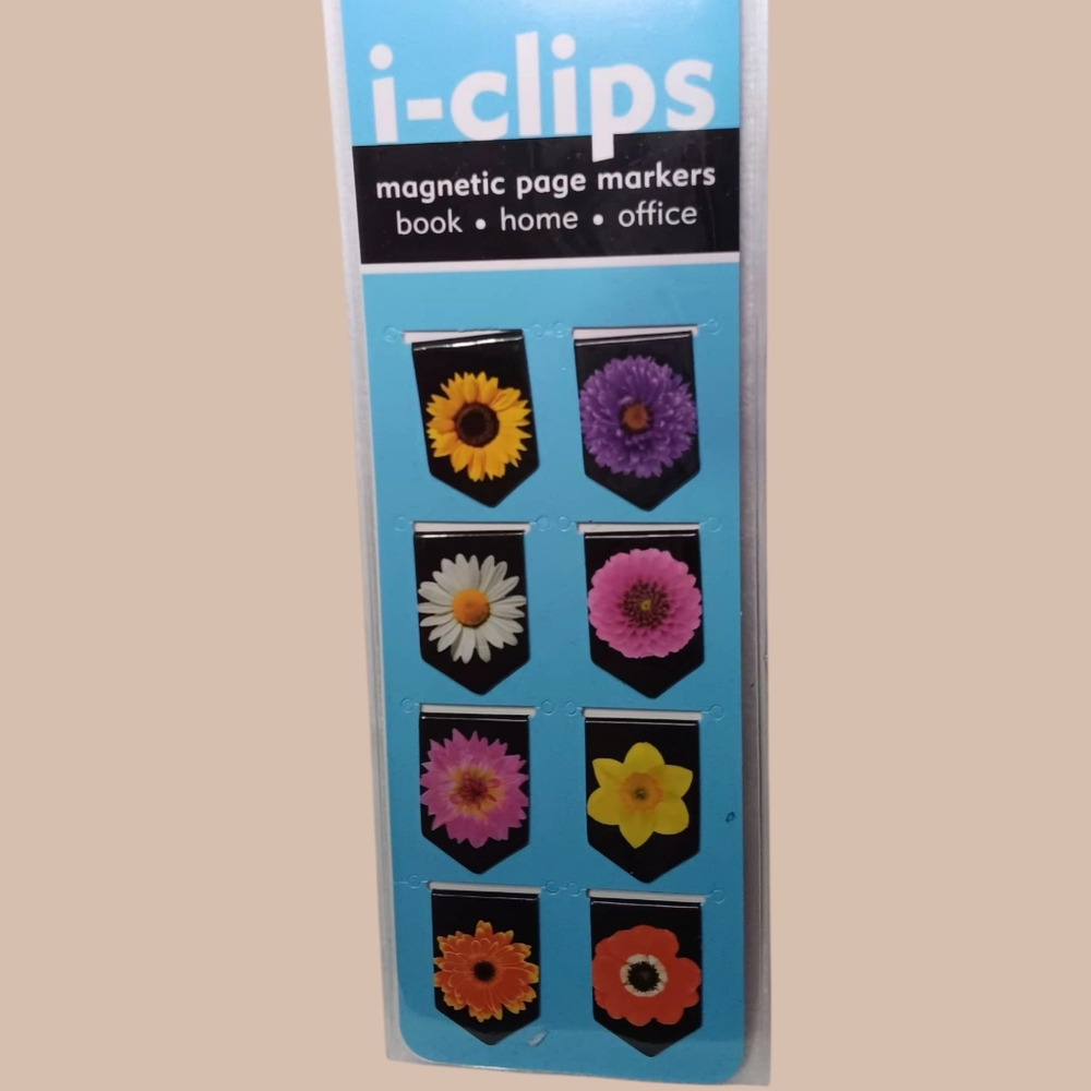 Flowers I-Clips Bookmarks